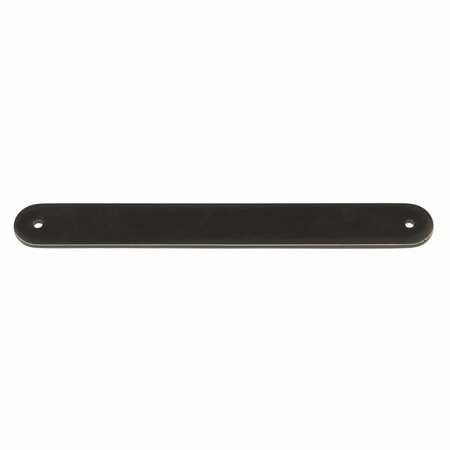 GLIDERITE HARDWARE 8 in. Oil Rubbed Bronze Rounded Back Plate 7 in. Center to Center - 8343-178-ORB, 10PK 8343-178-ORB-10
